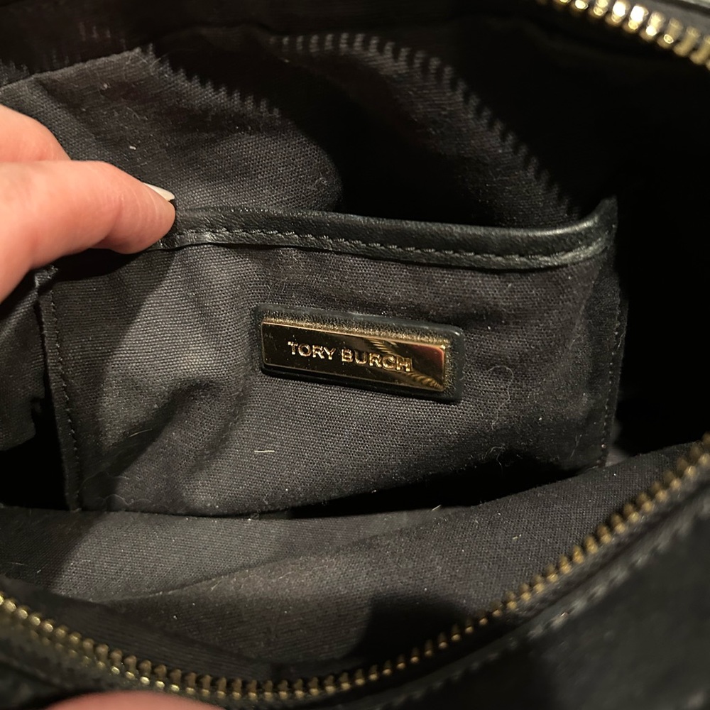 Small black leather Tory Burch bag